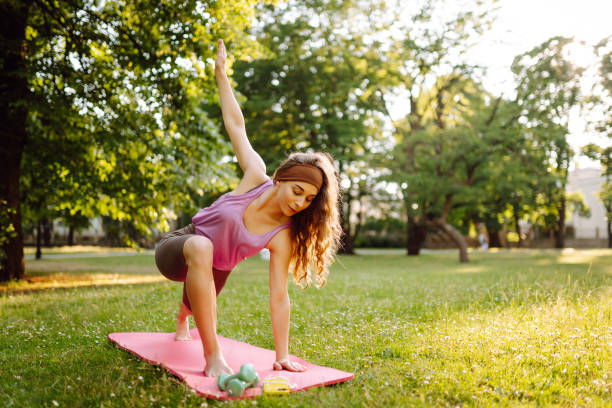 Yoga in the gardens