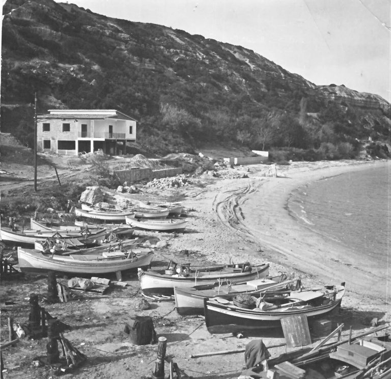 Boats on the Afytos shore